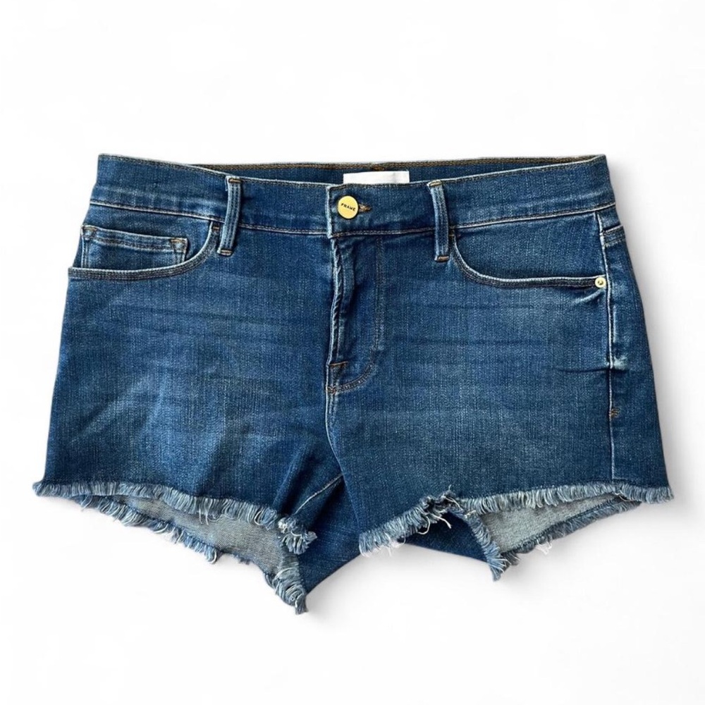 Frame Le Cutoff Denim Shorts Size 27